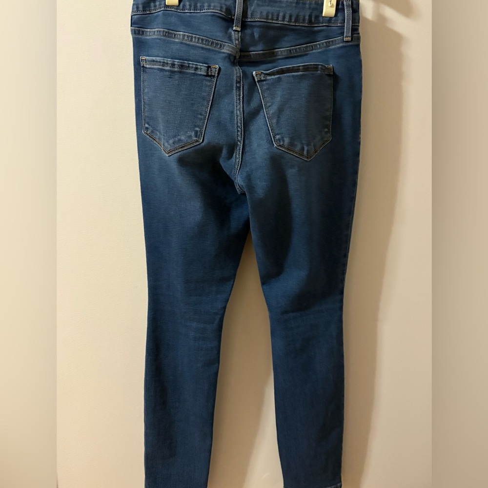 Old Navy Pop Icon Skinny Jeans Distressed Women Size 8 - Picture 5 of 8